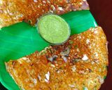 A picture of step 4 of Rava/sooji Dosa.
