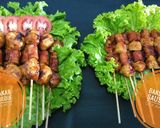 Foto langkah ke 4 dari resep Sate Bakso Sosis.