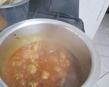 A picture of step 5 of Meatballs in sauce.