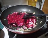 Foto langkah ke 5 dari resep Creamy Pitaya Pasta (spaghetti krim buah naga).