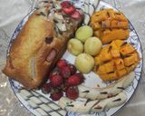 عکس مرحله 1 از دستور کیک صبحانه موزی