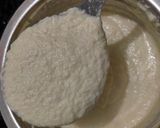 A picture of step 1 of Uttapam made of rava / sooji.
