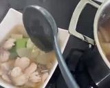 A picture of step 4 of Shabu-shabu Thai hotpot.
