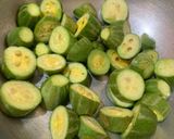 A picture of step 1 of Potala Aloo kasha(Pointed gourd and potato with Indian spices).