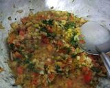 A picture of step 1 of Bhel Puri.