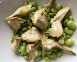 Foto del paso 3 de la receta: Bullabesa de salmón y gambones, con verduras del hortet