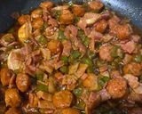 A picture of step 3 of Shepherd's Migas.