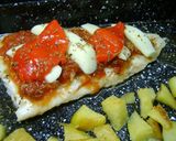 Foto del paso 9 de la receta: Merluza a la pizza con papas crocantes