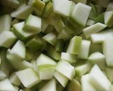 A picture of step 1 of Kairiche Karmath (Instant Mango Pickle).