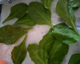 A picture of step 2 of Baked Spinach Chips.