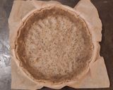 Foto del passaggio 11 della ricetta Torta salata di farina di ceci e grano saraceno con gorgonzola e cavolo cappuccio rosso