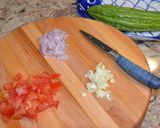 A picture of step 1 of Bitter Melon (Ampalaya).