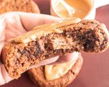 A picture of step 6 of Chunky KitKat Peanut Butter Cookies.