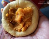A picture of step 4 of Mango Pooran poli(with mango and chana daal stuffing).