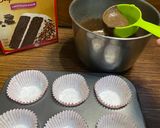 A picture of step 3 of Green cup cakes🇵🇰🇵🇰.