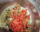 A picture of step 4 of Lauki chana dal.