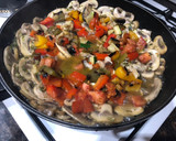 Foto del paso 1 de la receta: Tortilla francesa con timbal de panache de verduras