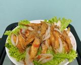 Hình bước làm 5 của món Vây cá hồi chiên mắm me