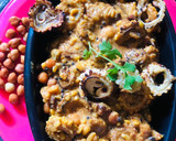 A picture of step 4 of Split moong dal karela.