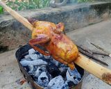 Hình bước làm 5 của món Vịt nướng mật ong