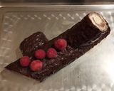 Foto del paso 9 de la receta: Tronquito Velvet relleno crema queso y cobertura chocolate