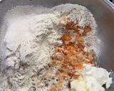 A picture of step 1 of Jowar paratha.