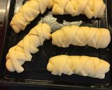 Foto langkah ke 8 dari resep Roti isi coklat no mixer anti gagal.