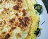 Foto del paso 7 de la receta: Dúo de tortillas rellenas de espinacas y bacalao