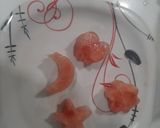 A picture of step 1 of Watermelon and grapes tenghulu.