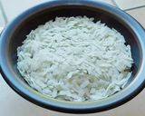 A picture of step 1 of Aval Kozhukattai (flattened rice) for Vinayaka chadurthi.