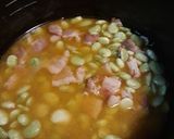 A picture of step 2 of Brown Buttered Lima Beans.