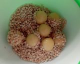 Foto langkah ke 3 dari resep Choco Peanut Thumbprint.