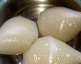 A picture of step 4 of Blended pounded yam and stew.