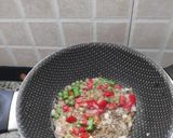 A picture of step 2 of Puffed Rice Upma.