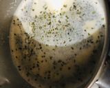 A picture of step 3 of Indian chai.