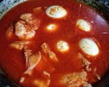 Foto langkah ke 4 dari resep Nasi Kuning dan Ayam Masak Merah (Khas Banjarmasin).