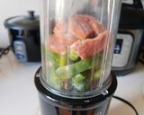 Foto del paso 1 de la receta: Frituras de harina de trigo con pimientos y jamón