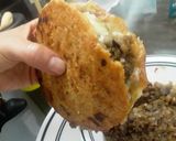Foto del paso 13 de la receta: Arepa rellena de "carne bbq" y queso...🍘🧀🍘🧀😜😛😝