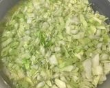 A picture of step 1 of Cabbage Tomato Sabzi.