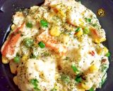 A picture of step 3 of Mac And Cheese Cauliflower casserole (Desi style).