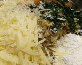 Vegyes zöldséges sajtos tócsni kapros mártogatóssal recept fázis 2 fotója
