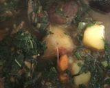 A picture of step 6 of Sweet potatoes pepper soup with Isiewu (Goat head).