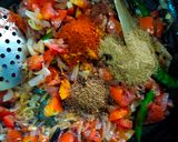 A picture of step 4 of Vegetable Biryani.