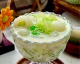 Gambar langkah 6 resipi Sagu longan.
