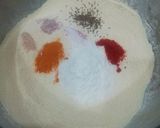 A picture of step 1 of Laziz Paneer Pakora.