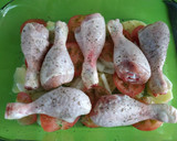 Foto del paso 2 de la receta: Jamoncitos con patatas al horno
