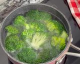 A picture of step 2 of Whole Wheat Broccoli Burgers in Air Fryer.
