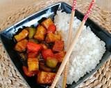 Foto del paso 10 de la receta: Tofu agridulce con pimientos