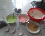 Foto langkah ke 2 dari resep Bolu kukus mekar anti gagal.