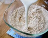 A picture of step 4 of No Yeast Whole Wheat Bread with Cheese.